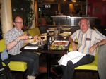 IMG 4938 Jo + Ken in Badiane restaurant, Nice airport