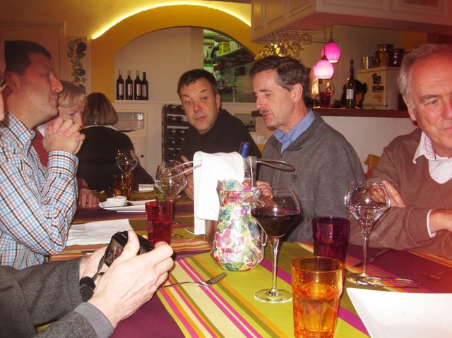 IMG 7628 Bernd,Malcolm,Bernt,Dave,Brian-in-L'Aubergine-restaurant