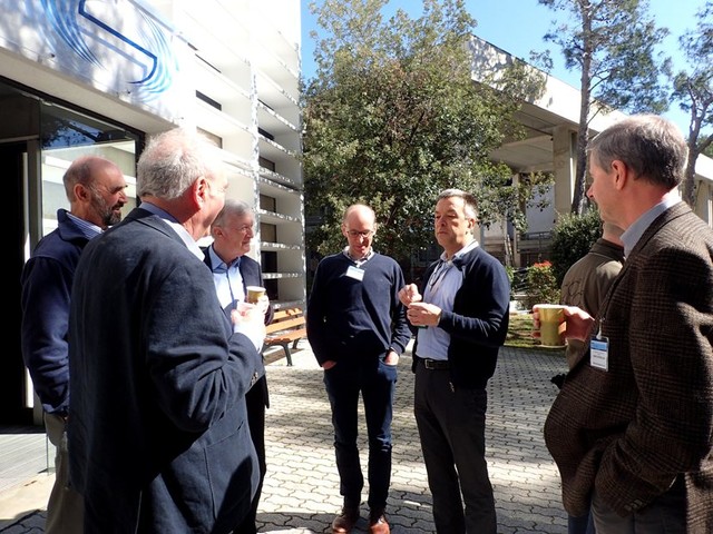 P3222532 Brian,Trevor,Malcolm,Jo,Bernt,Dave-outside-ETSI-building