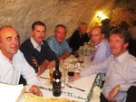 IMG 4062 Trevor,Dave,Ken,Jo Kees-in-LeBrulot-restaurant